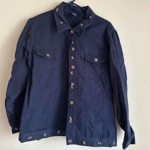 Denim Embroidered Shirt